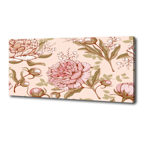 Wandbild Pfingstrosen