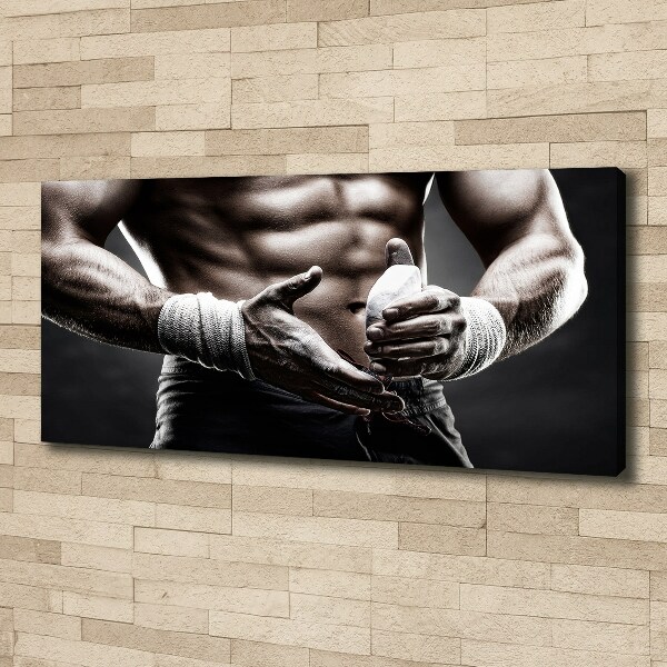 Wandbild Muskelaufbau