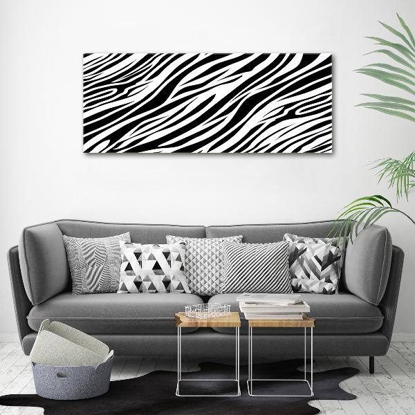 Bild auf leinwand Zebra-Hintergrund