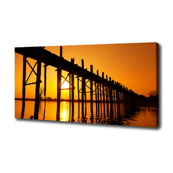 Fotobild Sunset Bridge