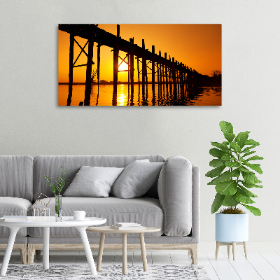 Fotobild Sunset Bridge
