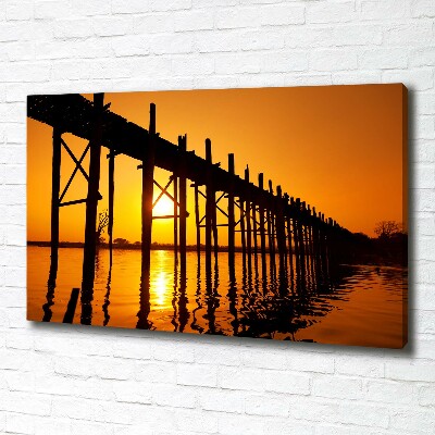 Fotobild Sunset Bridge