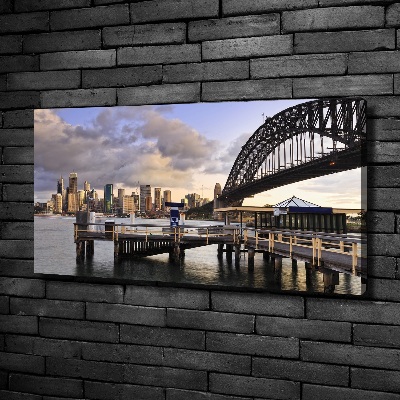 Bild auf leinwand Sydney-Brücke