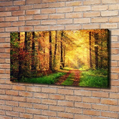 Wandbild Wald im Herbst