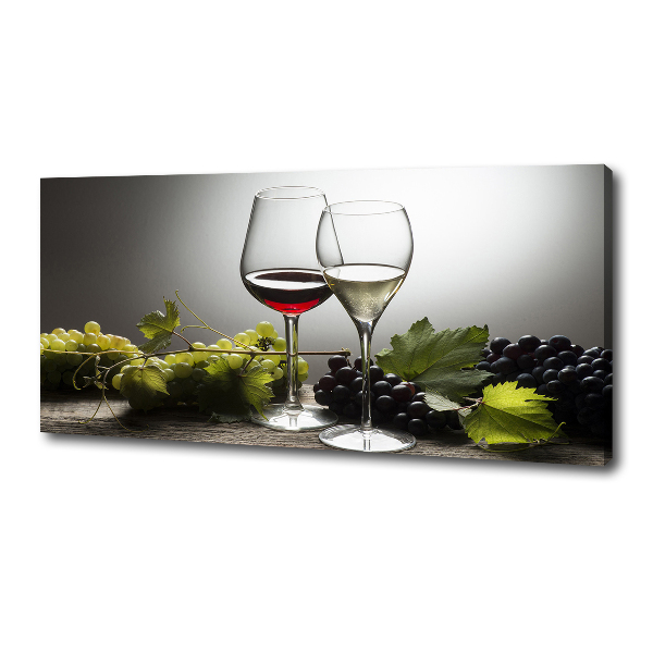 Wandbild Wein und Trauben