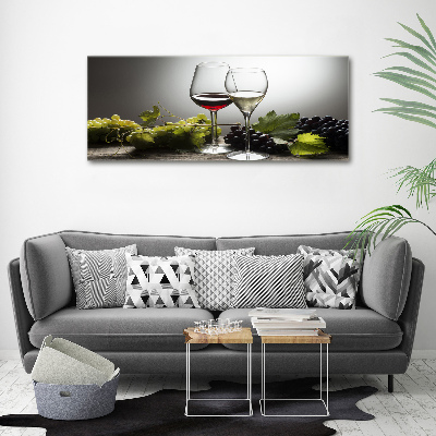 Wandbild Wein und Trauben