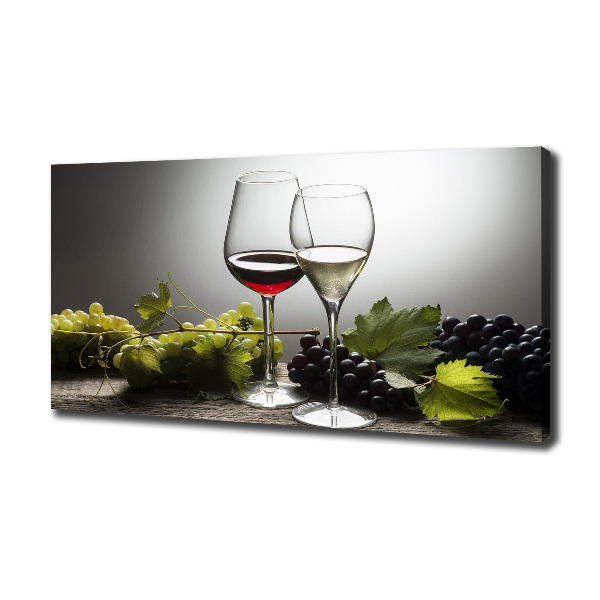 Wandbild Wein und Trauben
