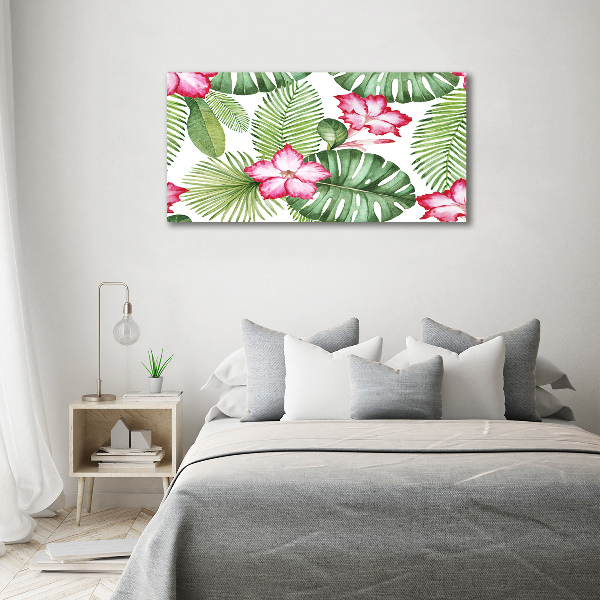 Bild auf leinwand Tropische Blumen