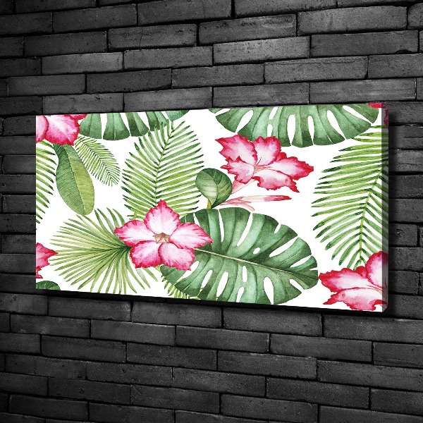 Bild auf leinwand Tropische Blumen