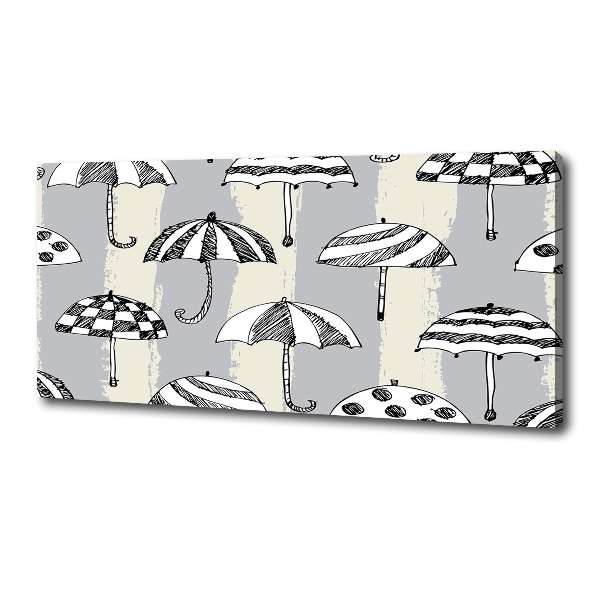 Bild auf leinwand Regenschirme
