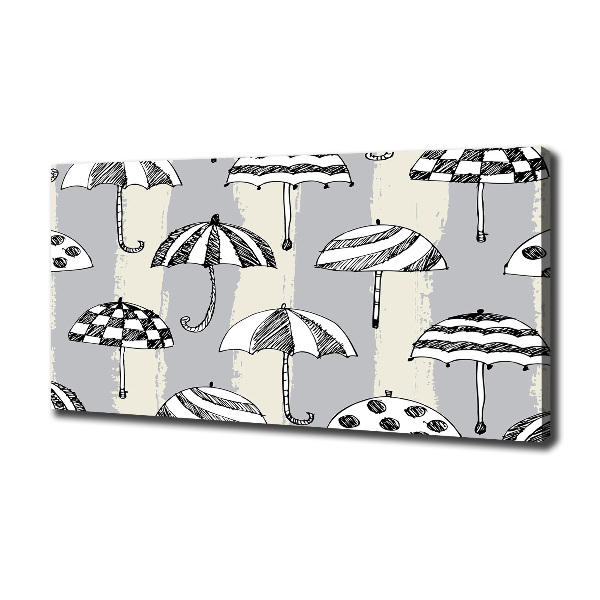 Bild auf leinwand Regenschirme