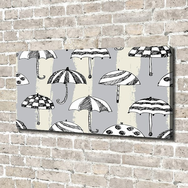 Bild auf leinwand Regenschirme