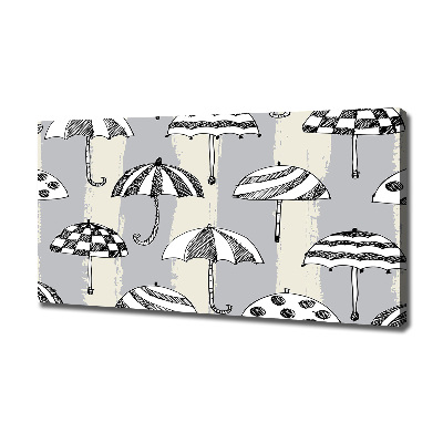 Bild auf leinwand Regenschirme