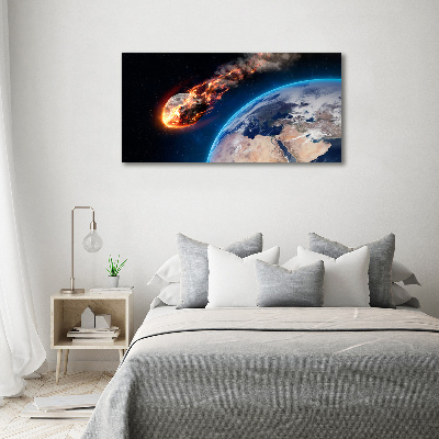 Bild auf leinwand Fallender Meteor