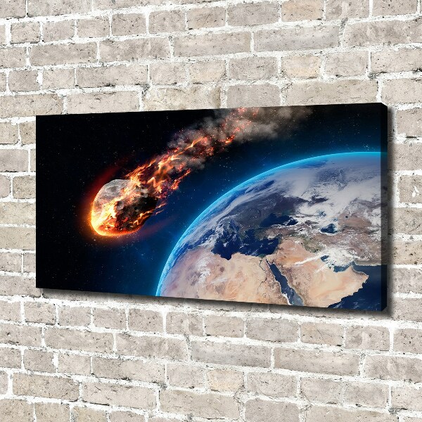 Bild auf leinwand Fallender Meteor
