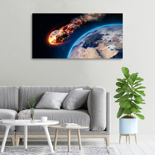 Bild auf leinwand Fallender Meteor