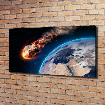 Bild auf leinwand Fallender Meteor
