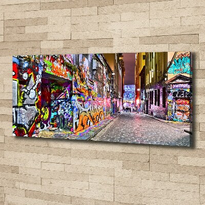 Wandbild Bunte Graffiti