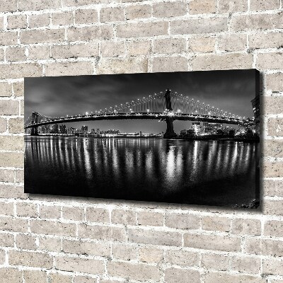 Wandbild Manhattan bei Nacht