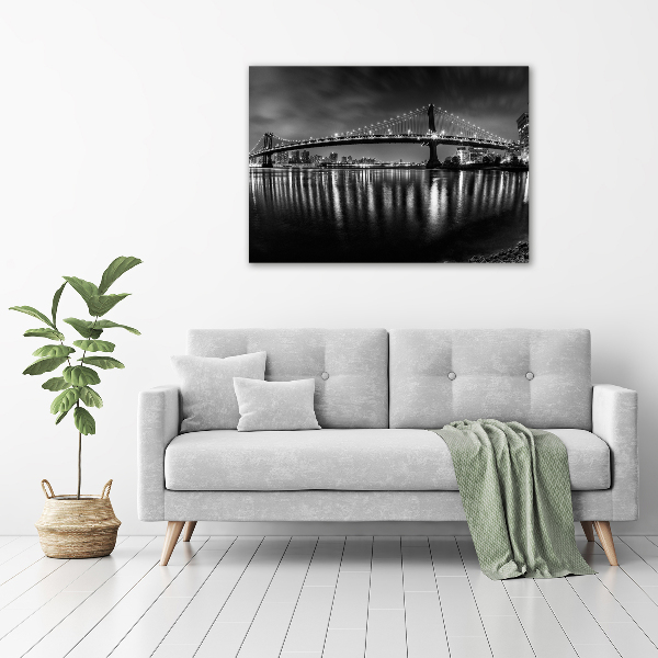 Wandbild Manhattan bei Nacht