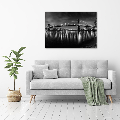 Wandbild Manhattan bei Nacht