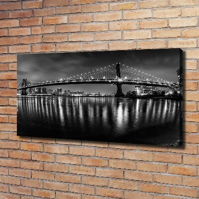 Wandbild Manhattan bei Nacht