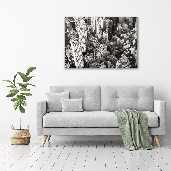 Bild auf leinwand New York aus der Vogelperspektive