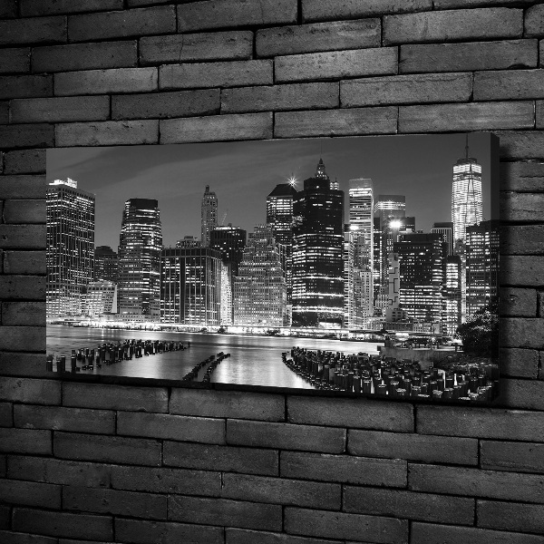 Wandbild Manhattan bei Nacht