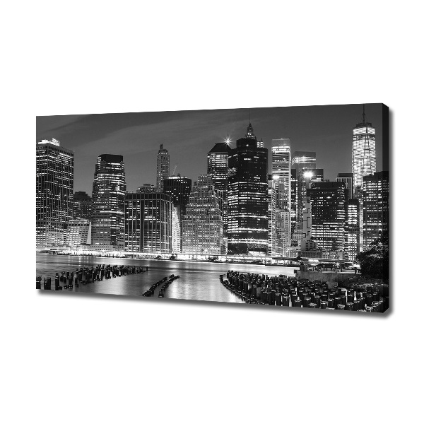 Wandbild Manhattan bei Nacht