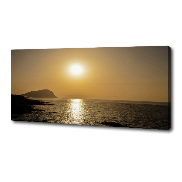Wandbild Sonnenuntergang am Meer