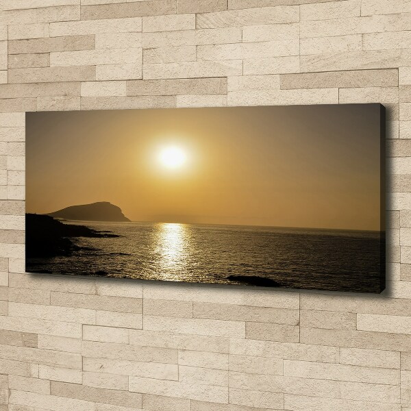Wandbild Sonnenuntergang am Meer