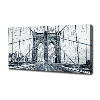 Bild auf leinwand Brooklyn Bridge