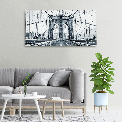Bild auf leinwand Brooklyn Bridge