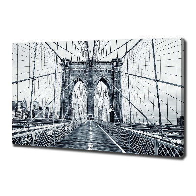 Bild auf leinwand Brooklyn Bridge