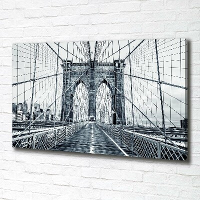 Bild auf leinwand Brooklyn Bridge