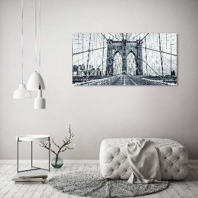 Bild auf leinwand Brooklyn Bridge