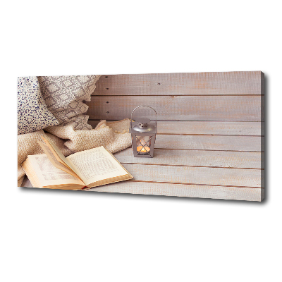 Bild auf leinwand Entspannung mit einem Buch