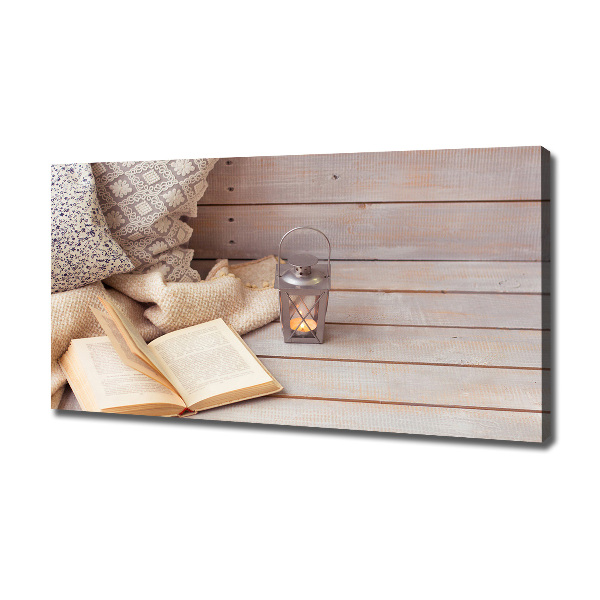 Bild auf leinwand Entspannung mit einem Buch