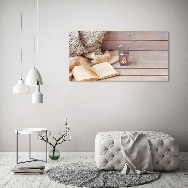 Bild auf leinwand Entspannung mit einem Buch