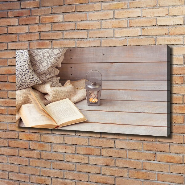 Bild auf leinwand Entspannung mit einem Buch