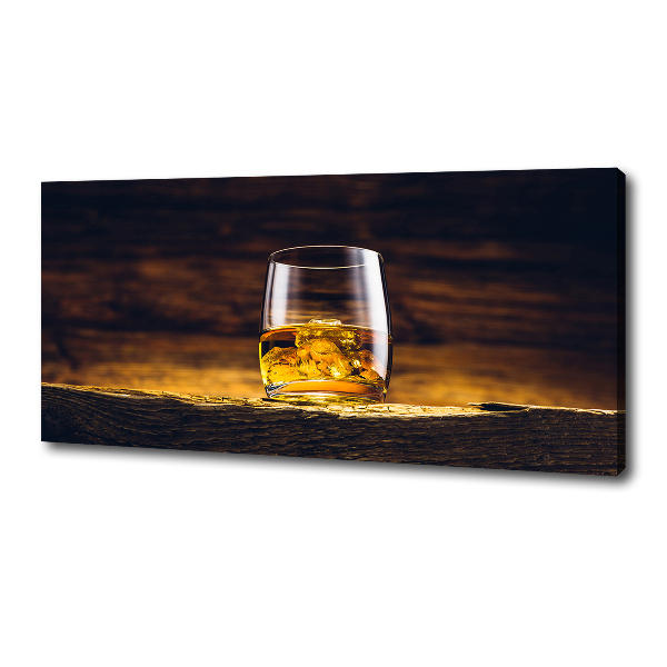 Wandbild Bourbon im Glas