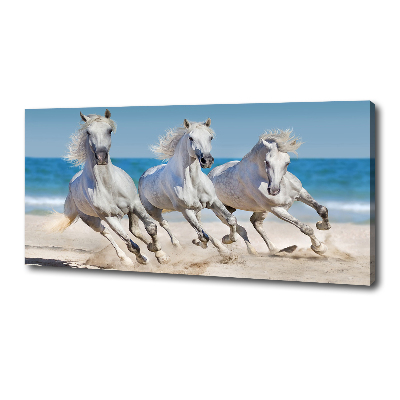 Bild auf leinwand Strand von White Horses