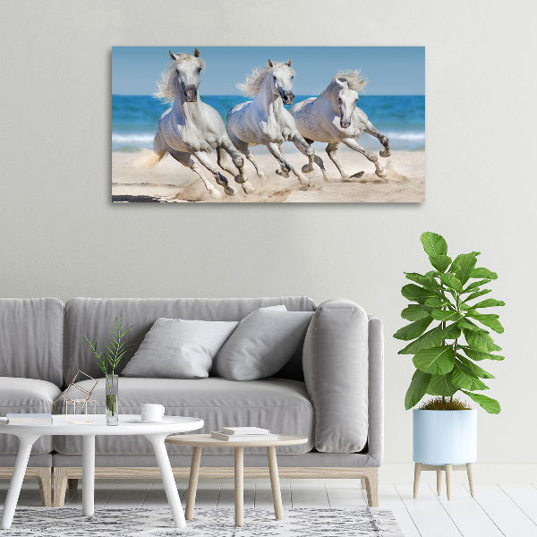 Bild auf leinwand Strand von White Horses