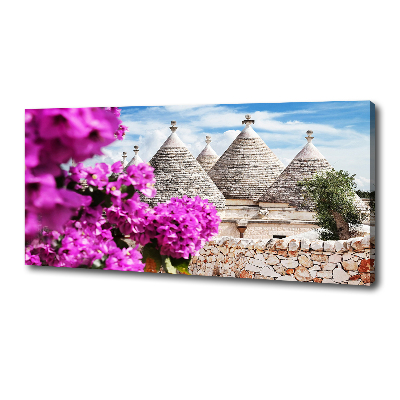 Wandbild Trulli-Häuser