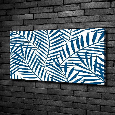 Wandbild Palmenblätter