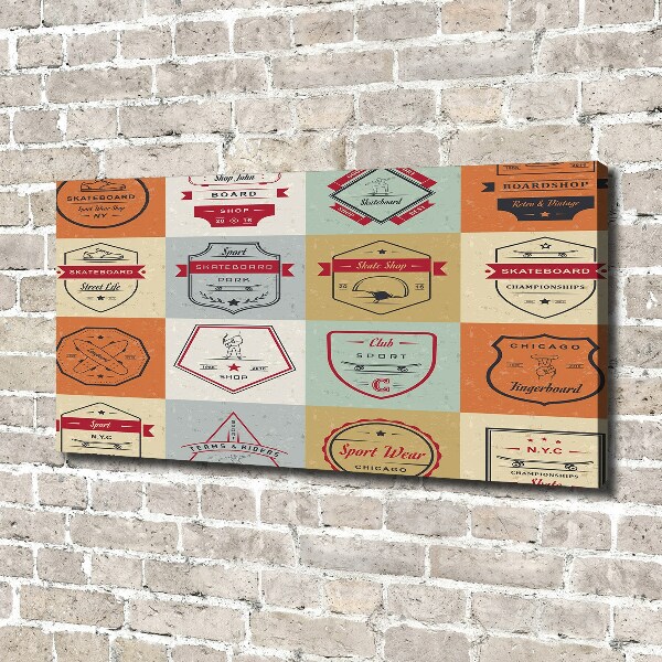 Fotobild Skateboard-Schilder