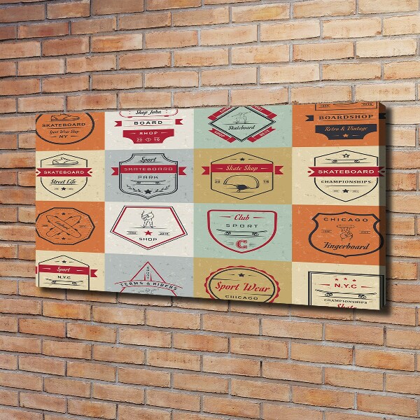 Fotobild Skateboard-Schilder
