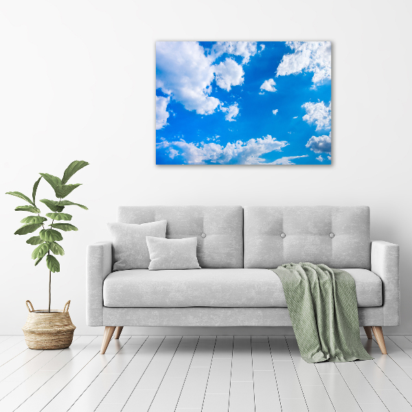 Bild auf leinwand Wolken am Himmel