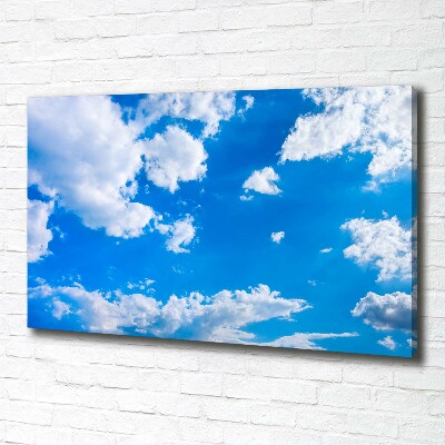 Bild auf leinwand Wolken am Himmel