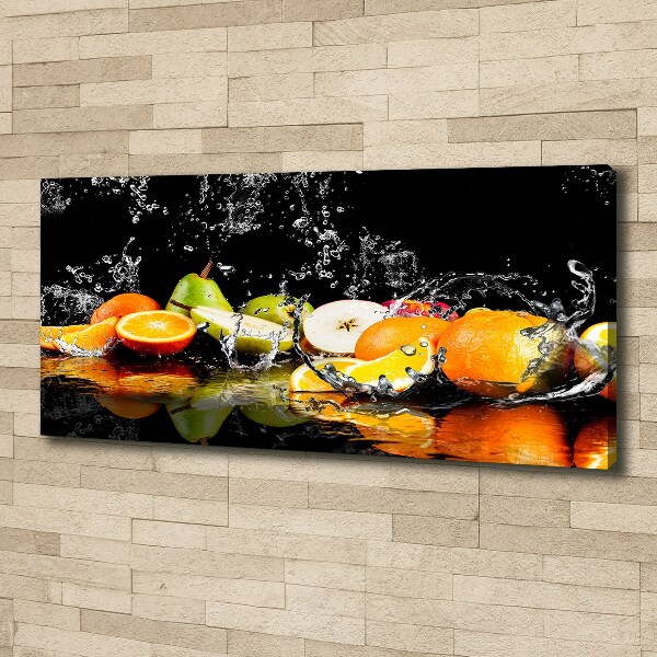 Bild auf leinwand Obst und Wasser